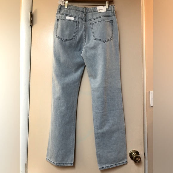 Forever 21 Rhinestone Straight Leg Jeans New With Tags Size 27 (US size 4) - Picture 2 of 5
